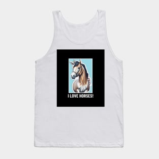 Horse Lover Art Tank Top